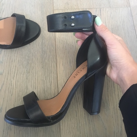 Nasty Gal Shoe Cult : Black Leather Heel WORN ONCE - Picture 6 of 8